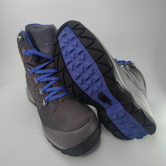 Gray North Face Waterproof boots sz 7 - Picture 6 of 8